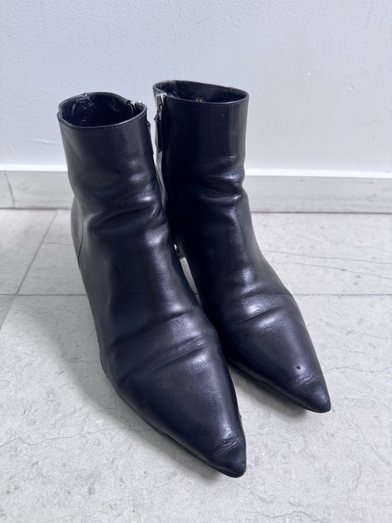 Prada Shoes - Prada Black Pointed Toe Ankle Boots size IT 37